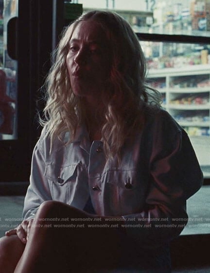 Cassie's denim jacket on Euphoria