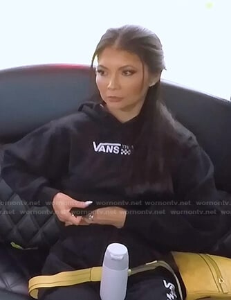 Jennie's Vans black cropped hoodie on The Real Housewives of Salt Lake City