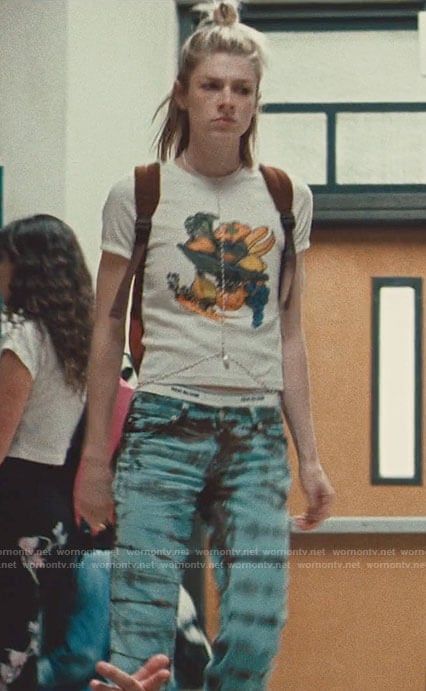 Jules's fruit & vegetable t-shirt on Euphoria