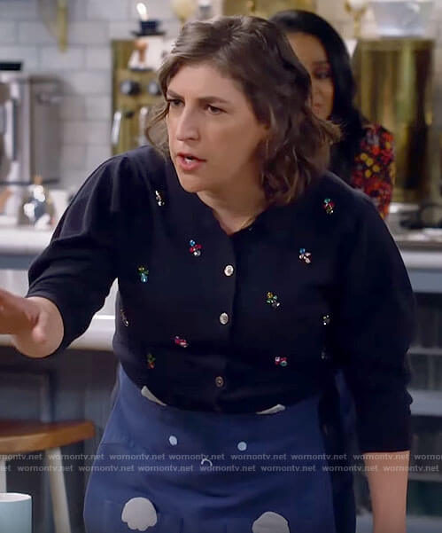 Kat's crystal embellished cardigan on Call Me Kat