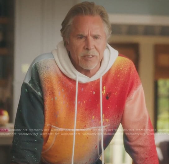Rick's tie dye hoodie on Kenan