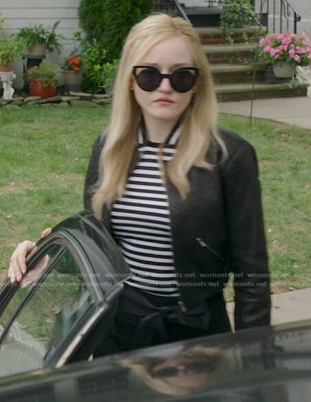 Anna's round cat eye sunglasses on Inventing Anna