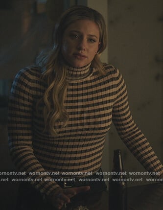 Betty's stripe turtleneck sweater on Riverdale