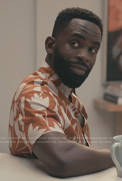 Geoffrey's flower print shirt on Bel-Air