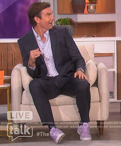 Jerry's purple sneakers on The Talk