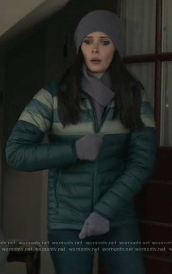 Lois's green puffer jacket on Superman and Lois