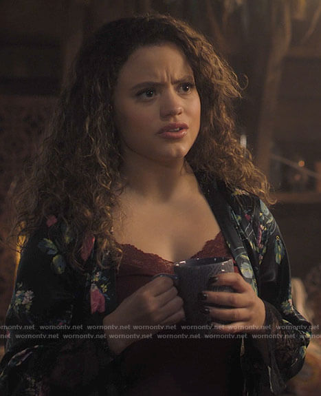 Maggie's floral robe on Charmed