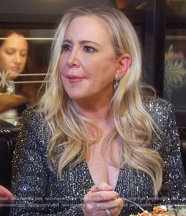 Shannon's sequin bodysuit on The Real Housewives of Orange County