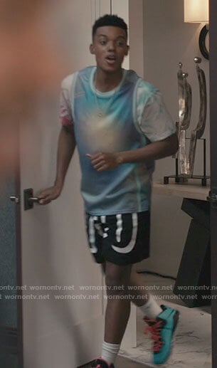 Will's tie dye jersey on Bel-Air