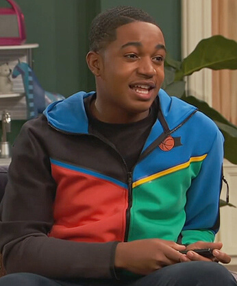Booker's colorblock hoodie on Ravens Home