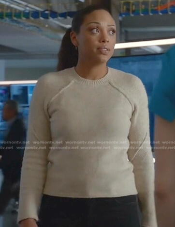Danny's ivory crewneck sweater on Bull