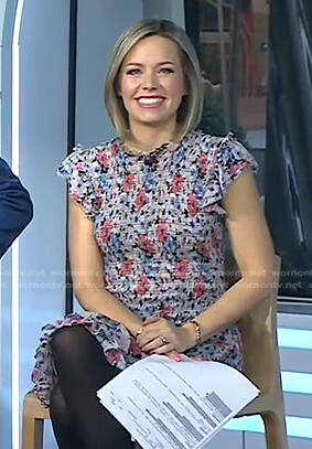 Dylan's floral smocked mini dress on Today