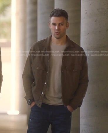 Edmund's brown jacket on 9-1-1