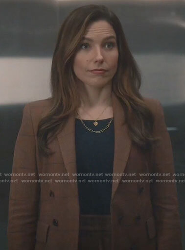 Sam's brown checked suit on Good Sam