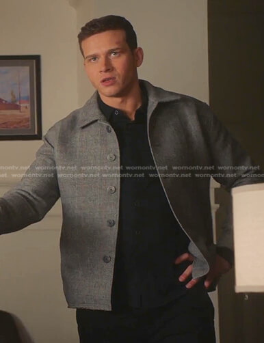 Buck's grey plaid jacket on 9-1-1