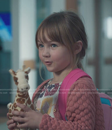 Gigi's pink cardigan on The Resident