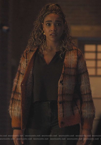 Kaela's plaid cardigan on Charmed