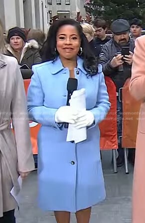 Sheinelle's blue coat on Today