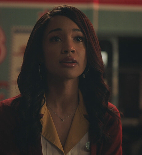 Tabitha's silver hoop earrings on Riverdale