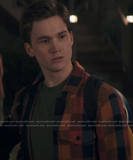 Bruno's checked shirt on Ms. Marvel