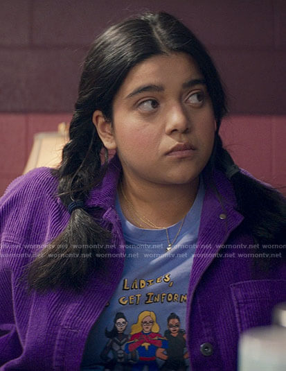Kamala's Ladies Get Information t-shirt on Ms. Marvel