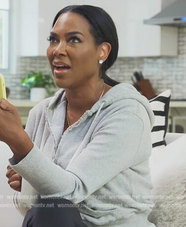 Kenya's gray hoodie on The Real Housewives of Atlanta