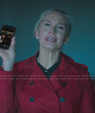 Margot's red trench coat on First Kill