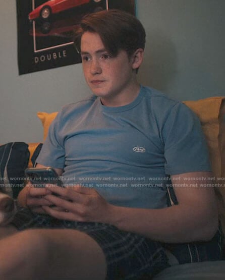 Nick's light blue Vans t-shirt on Heartstopper