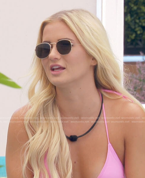 Deb's aviator sunglasses on Love Island USA