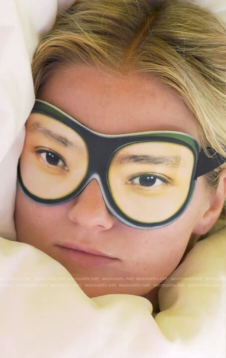Deb's eye mask on Love Island USA