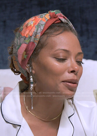 Eva's floral headband on The Real Housewives Ultimate Girls Trip