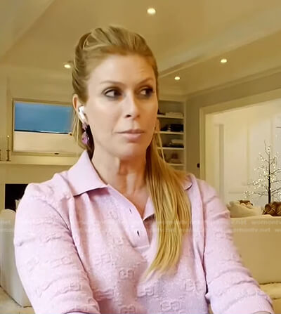 Jill's pink polo sweater on Today