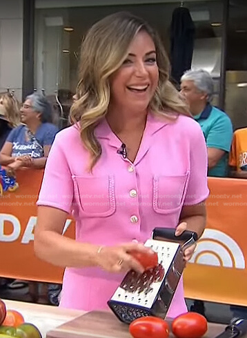 Dina Deleasa-Gonsar's pink polo dress on Today