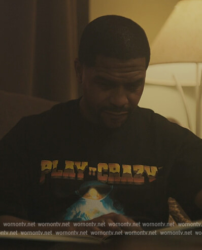Darnell's Play it Crazy graphic tee on The Chi
