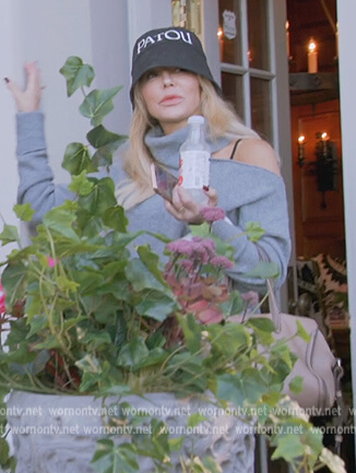 Tamra's Patou black hat on The Real Housewives Ultimate Girls Trip