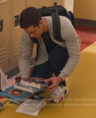 Ben's colorblock sneakers on Never Have I Ever