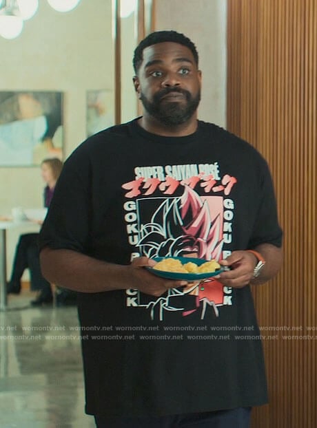 Howard's Super Saiyan Rose Goku t-shirt on Loot