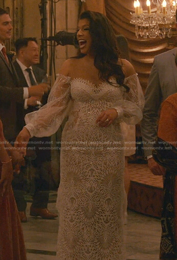 Jazmin's wedding dress on Good Trouble