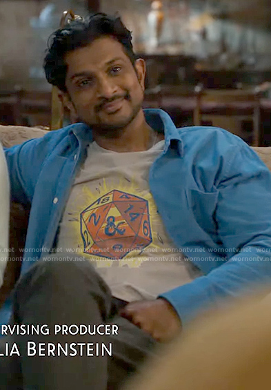 Jay's D&D d20 t-shirt on Ghosts