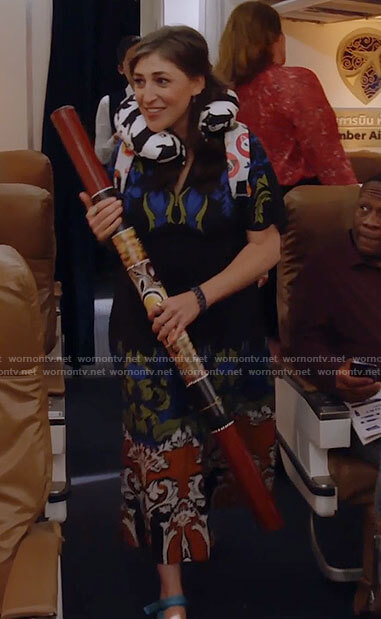 Kat's black floral maxi dress on Call Me Kat
