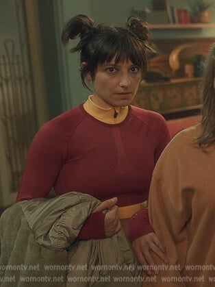 Musa's yellow half zip crop top on Fate The Winx Saga