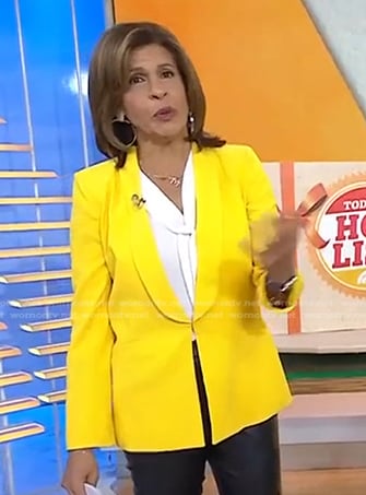 Hoda's yellow blazer on Today