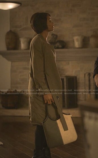 Jax's green colorblock bag on Reasonable Doubt