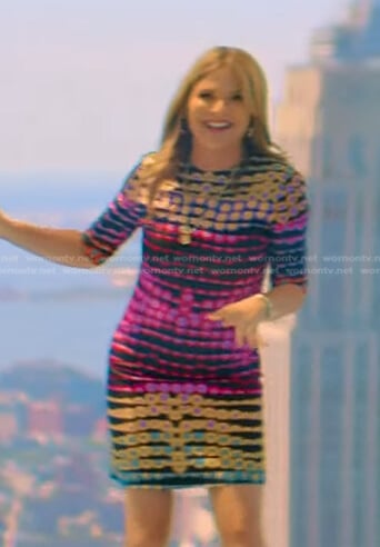 Jenna multicolor printed dress on Today