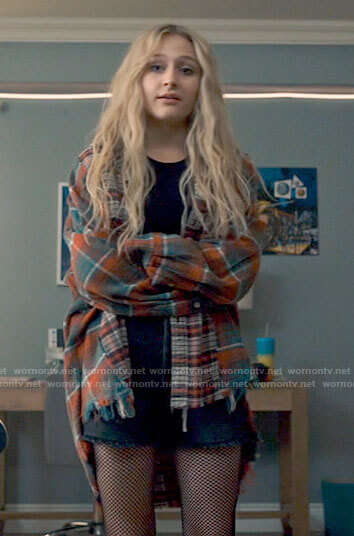 Lexy's patchwork plaid shirt on Chucky