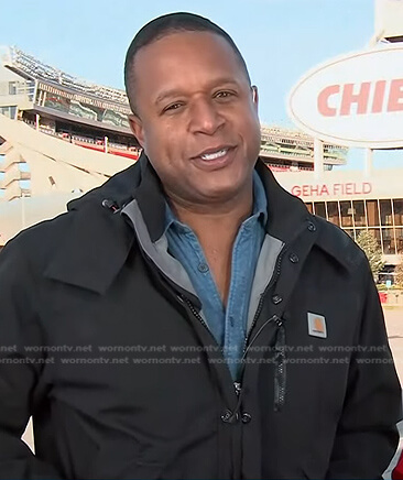 Craig's black jacket on Today