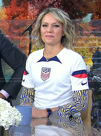 Dylan's white USA tee on Today
