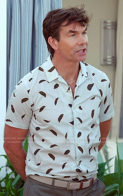 Jerry's leaf print shirt on The Real Love Boat