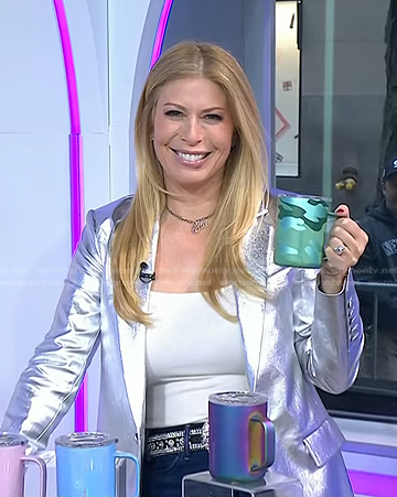 Jill's metallic blazer on Today