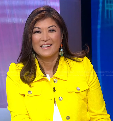 Juju's yellow jacket on Good Morning America